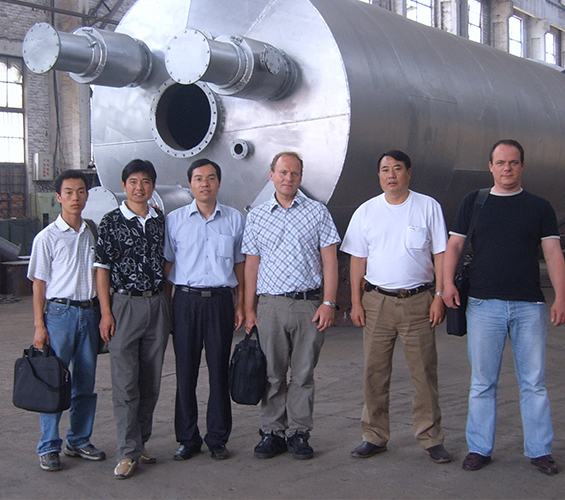 法國(guó)客商來公司考察